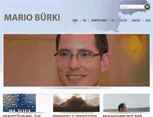 Tablet Screenshot of mariobuerki.ch